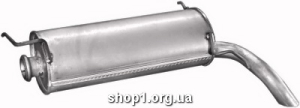 04.05 Глушник задній (кінцевий, основний) для Citroen AX 1.0; 1.1; 1.3; 1.4; 1.4D; 1.5D 87-97