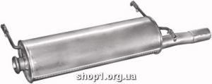 04.138 Глушник задній (кінцевий, основний) для Citroen Xsara 1.4i/ 1.6i/ 1.8i/ 1.5D/ 1.8D/ 1.9D HB 97-99