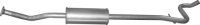 tłumik środkowy / central silencer