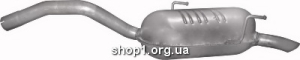 04.331 Глушник задній (кінцевий, основний) для Citroen C8 2.0 HDi 02-06 , Fiat Ulysse 2.0 JTD 02-06 , Lancia Pedra 2.0 JTD , Peugeot 807 2.0 HDi 02-06