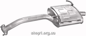 06.13 Глушник задній (кінцевий, основний) для Daihatsu Charade 1.0/1.3/1.0D/TD 87-95