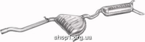 07.26 Вихлопна система (задня + середня частина) для Fiat Brava/Bravo 1.4i S/SX kat. 95-