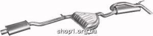 07.28 Вихлопна система (задня + середня частина) для Fiat Brava/Bravo 1.8-16V 95-01
