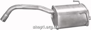 07.420 Глушник задній (кінцевий, основний) для Fiat Panda 1.1 1.2 09.03- hatch. van