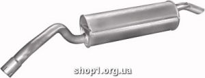 07.505 Глушник задній (кінцевий, основний) для Fiat Stilo 1.6i -16V kombi 02-