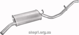 08.16 Глушник задній (кінцевий, основний) для Ford Fiesta 76-83 1.0/1.1