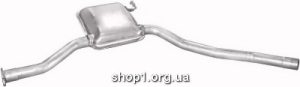 08.256 Резонатор (середній глушник) для Ford Scorpio 86-89 2.0i kat