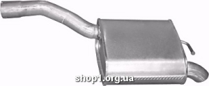 08.376 Глушник задній (кінцевий, основний) для Ford Focus 1.8 Tdi Turbo Diesel 98-99 , 1.8 TDCi Turbo Diesel 01-04 hatchback