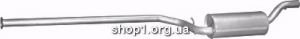 08.539 Резонатор (середній глушник) для Ford Focus 1.6 TDCi , 1.8 TDCi 04- , Mazda 3 1.6 CiTD 03-05 , Volvo S40 1.6 TD Turbo - 16V Diesel , V50 1.6 TD Turbo - 16V Diesel 04-