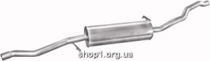08.543 Резонатор (середній глушник) для Ford Galaxy/Seat Alhambra/VW Sharan 1.9TDi 02-