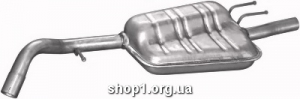 Marix 08.612 Глушник задній (кінцевий, основний) Marix alu для Ford Escort 1.8i -16V 97-01