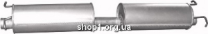 08.677 Резонатор (середній глушник) для Ford Transit 2.4 TDi 00-06 , 2.4 TDCi 04-06 , 2.4 Di 00-04