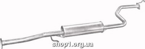 09.57 Резонатор (середній глушник) для Honda Civic 95-98 1.4i 16V/1.6i 16V 5D kat