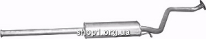 10.70 Резонатор (середній глушник) для Hyundai Getz 1.1i-12V 02-06 , 1.3i-12V 02-06