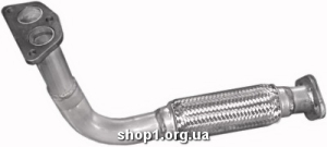 12.158 Труба глушника прийомна для Mazda 323 1.3i-16V hat., sedan 89-92; 1.6-8V hat., sedan 89-92; 323F 1.6i -8V hat. 89-92