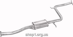 12.51 Резонатор (середній глушник) для Mazda 323 89-94/323F 89-94 1.6i kat
