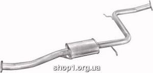 12.72 Резонатор (середній глушник) для Mazda 323 1.8i 16V SDN/ HB/323 F1.8i16V HB 89-94