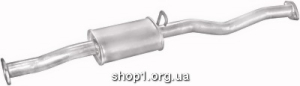 12.84 Резонатор (середній глушник) для Mazda 626 82-87 1.6/2.0 SDN/Coupe