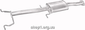 12.98 Резонатор (середній глушник) для Mazda 626 2.0i 8V 09/87-89 kat
