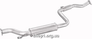 14.129 Резонатор (середній глушник) для Mitsubishi Carisma 1.6i -16V 05/97 -02/99; 1.8i -16V; 1.9TD/ Volvo S40/V40 1.9TD 95 -99