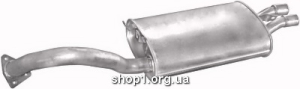 14.98 Глушник задній (кінцевий, основний) для Mitsubishi Sigma 3.0i sedan 04.91-97