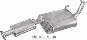 15.207 Резонатор (середній глушник) для Nissan Terrano I/ Ford Maverick 2.7TD 4X4 93-99