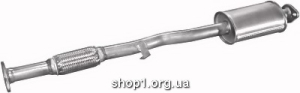15.33 Резонатор (середній глушник) для Nissan Bluebird 2.0 Diesel 86-90 SDN/HB/Kombi