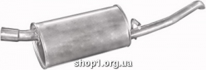 Marix 17.115 Глушник задній (кінцевий, основний) Marix alu для Opel Corsa A 1.3S/1.3i/1.4i SDN kat 83-90