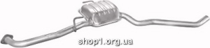 17.232 Резонатор (середній глушник) для Opel Omega B 2.5i prawy kat 94-