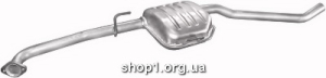 17.233 Резонатор (середній глушник) для Opel Omega B 2.5i lewy kat 94-