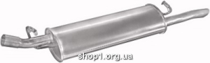 17.264 Глушник задній (кінцевий, основний) для Opel Vectra 1.4/1.6 88-92
