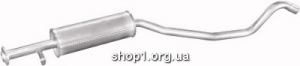 17.278 Резонатор (середній глушник) для Opel Vectra 1.7D hat. ,sed. 92-95