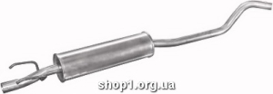 17.293 Резонатор (середній глушник) для Opel Corsa 1.0i 12V kat 96-