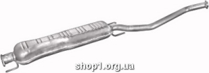 17.300 Резонатор (середній глушник) для Opel Vectra B 2.0Di 16V TD 11/96-04/00