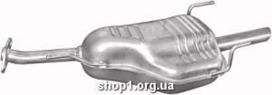 17.306 Глушник задній (кінцевий, основний) для Opel Astra G 1.8/2.0i -16V kombi 98-04