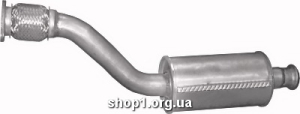 17.318 Резонатор (передній глушник) для Opel Vivaro 1.9 Di Turbo Diesel 01-06 , 1.9 DTi Turbo Diesel 01-06 , Renault Trafic II 1.9 dCi Turbo Diesel 01-06 , Nissan Primastar 1.9 dCi Turbo Diesel 02-06