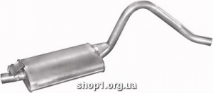 Marix 17.34 Резонатор (середній глушник) marix чорний для Opel Rekord E 2.0/2.1/2.3D 77-86