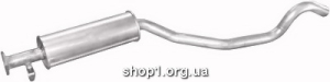 17.38 Резонатор (середній глушник) для Opel Vectra 88-95/Calibra 90-92 1.8i/2.0i/GT kat