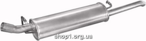 17.39 Глушник задній (кінцевий, основний) для Opel Vectra A 1.8-2.0i SDN kat 88-95