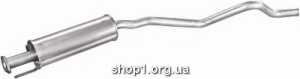 17.40 Резонатор (середній глушник) для Opel Astra 1.4/1.6i 16V kombi kat 91-98