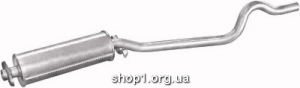 17.45 Резонатор (середній глушник) для Opel Kadett E 86-89 1.6D