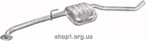 17.46 Резонатор (середній глушник) для Opel Omega 2.0i X20SE 8V SDN kat 94-