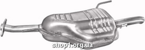 17.542 Глушник задній (кінцевий, основний) для Opel Astra G 1,7 DTL Turbo Diesel 98-00 1,7DTi Turbo Diesel 00-04 2,0 Di Turbo Diesel 98-04