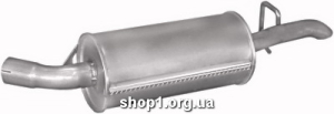 17.57 Глушник задній (кінцевий, основний) для Opel Rekord E 2.3D 82-86