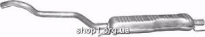 17.634 Резонатор (середній глушник) для Opel Zafira A 2.0 DTi 03-06/05 , Zafira B 1.9 CDTi 05-