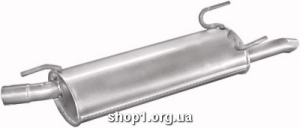 17.79 Глушник задній (кінцевий, основний) для Opel Astra 1.6i 16V kombi 96-