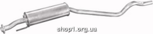 17.81 Резонатор (середній глушник) для Opel Astra 1.7D kat 91-98
