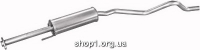 Marix 17.94 Резонатор (середній глушник) Marix alu для Opel Astra 1.7D kombi 91-92