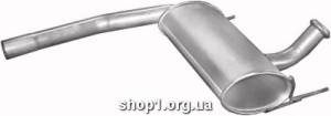 21.19 Резонатор (середній глушник) для Renault Laguna 1.8i; 2.0i; 2.2D kat 94-