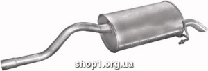21.290 Глушник задній (кінцевий, основний) для Renault Clio II 1.2i -16V 12/00 - 10/01; 1.4i -16V 00 - 05